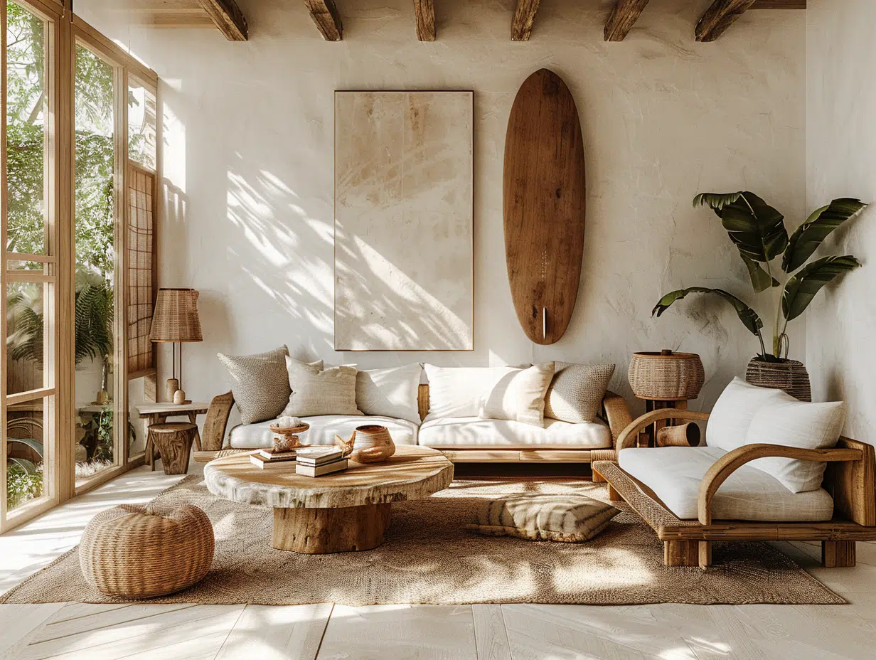 Transformer votre intérieur avec une planche de surf décorative : idées et inspirations
