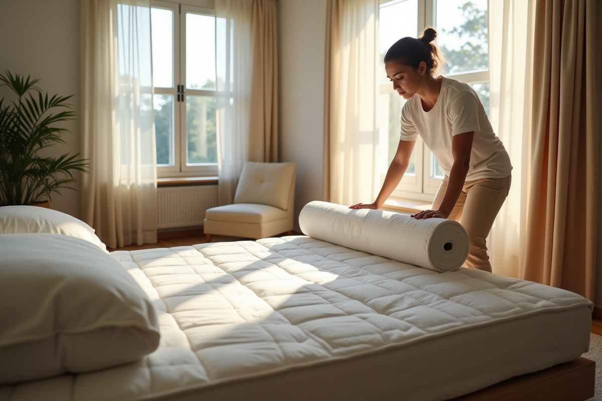 Pourquoi attendre avant d’utiliser un matelas roulé ? Les explications