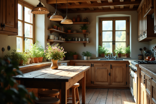 Les secrets pour sublimer une cuisine en bois vieillissant