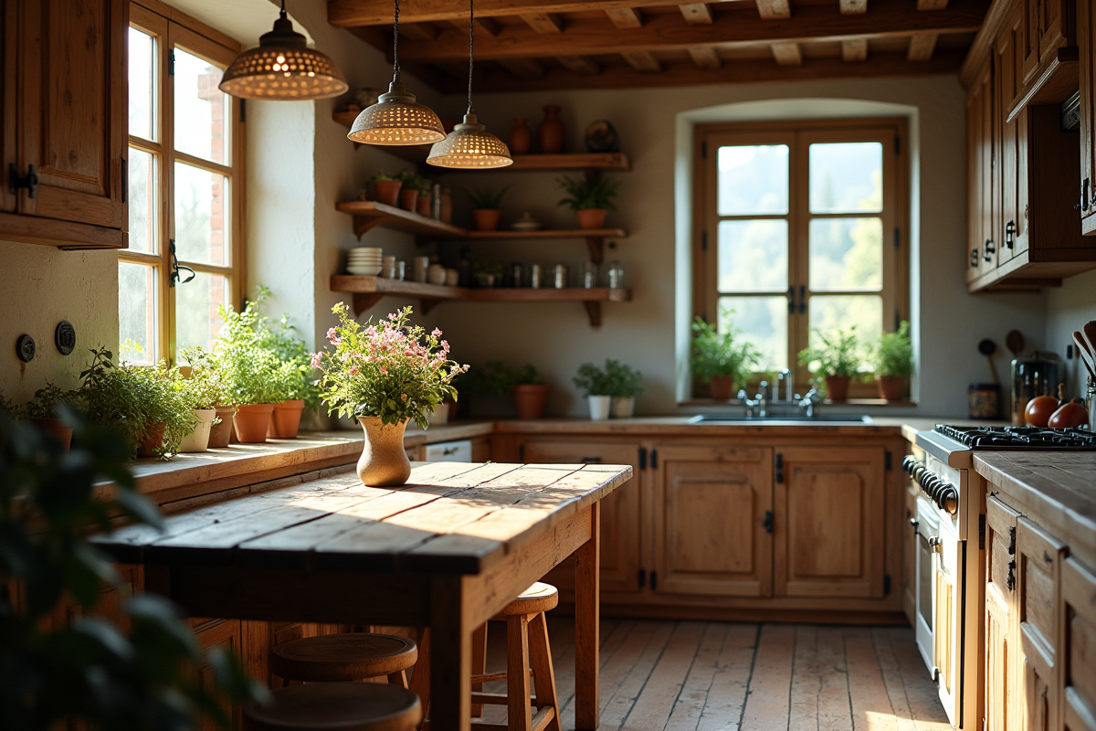 Les secrets pour sublimer une cuisine en bois vieillissant